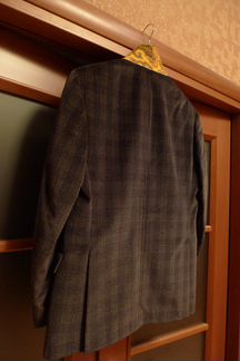 Etro Пиджак однобортный из бархата с узором клетка