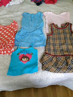 Одежда пакетом для девочки 2-5 лет